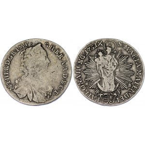 Hungary 1/2 Taler 1751 KB