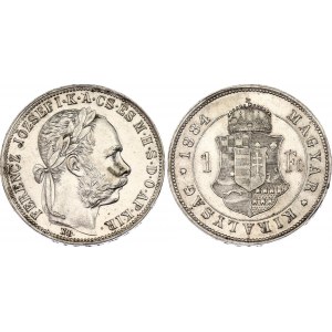 Hungary 1 Forint 1884 KB