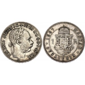 Hungary 1 Forint 1887 KB