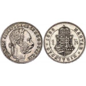 Hungary 1 Forint 1888 KB