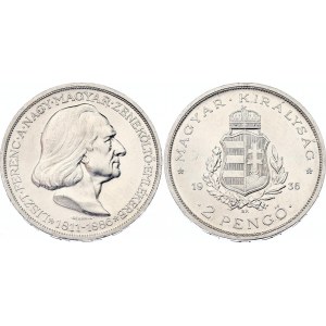 Hungary 2 Pengo 1936 BP