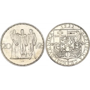 Czechoslovakia 20 Korun 1933