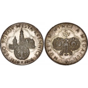 Czechoslovakia Commemorative Silver Medal 650th Anniversary of Kremnitz 1978 (ND)