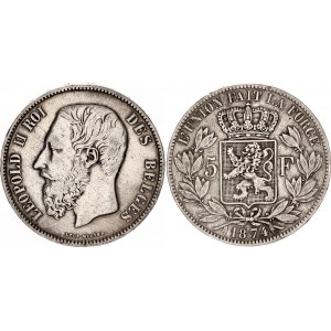 Belgium 5 Francs 1874