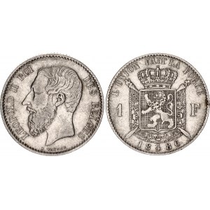 Belgium 1 Franc 1886