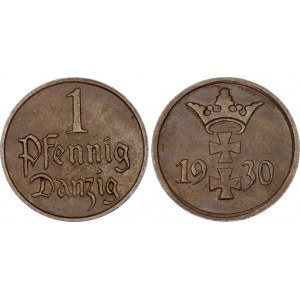 Danzig 1 Pfennig 1930