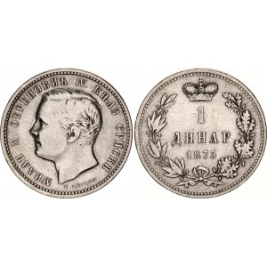 Serbia 1 Dinar 1875