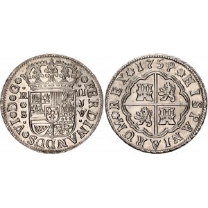 Spain 2 Reales 1759 SJV