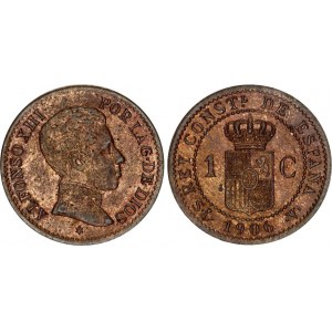 Spain 1 Centimo 1906 (6) SLV