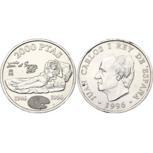 Spain 2000 Pesetas 1996 M