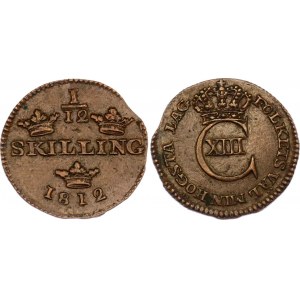 Sweden 1/12 Skilling 1812