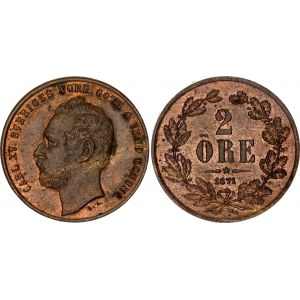 Sweden 2 Ore 1871