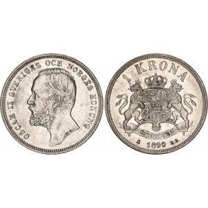 Sweden 1 Krona 1890 EB