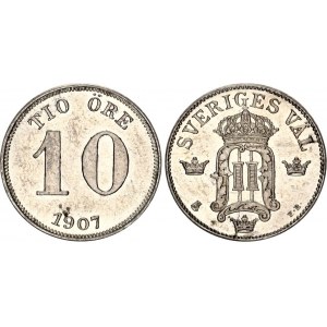 Sweden 10 Ore 1907 EB