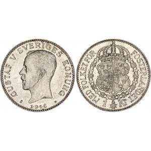 Sweden 1 Krona 1915 W