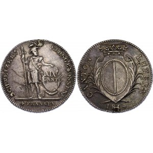 Switzerland Luzern 4 Franken 1814