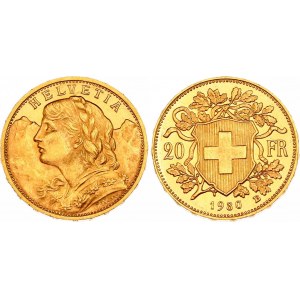 Switzerland 20 Francs 1930 B