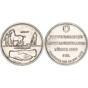 Switzerland 5 Francs 1939 HF