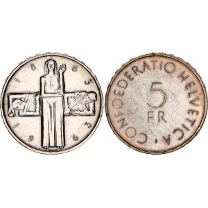 Switzerland 5 Francs 1963 (ND) B