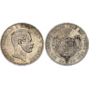 German States Hesse-Cassel 1 Taler 1863