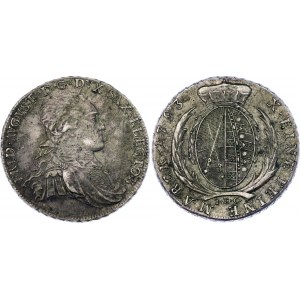 German States Saxony 1 Conventionsthaler 1793 IEC