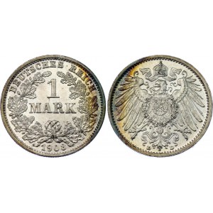 Germany - Empire 1 Mark 1908 D Munich