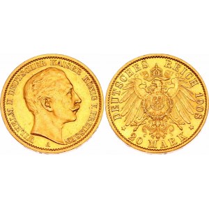 Germany - Empire Prussia 20 Mark 1908 A