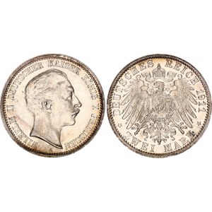Germany - Empire Prussia 2 Mark 1911 A