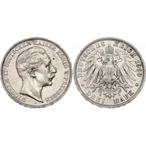 Germany - Empire Prussia 5 Mark 1910 A
