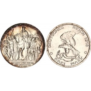 Germany - Empire Prussia 3 Mark 1913 A