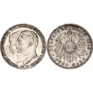 Germany - Empire Saxe-Weimar-Eisenach 5 Mark 1903 A Berlin