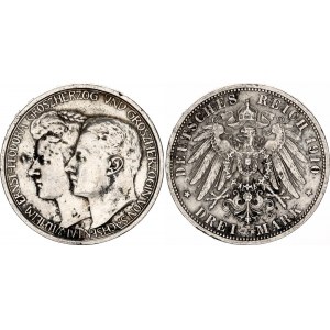 Germany - Empire Saxe-Weimar-Eisenach 3 Mark 1910 A Berlin