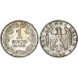 Germany - Weimar Republic 1 Reichsmark 1925 D Munich