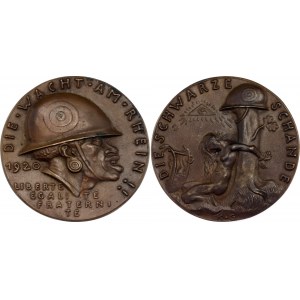 Germany - Weimar Republic Medal The Black Watch on the Rhine 1920