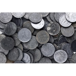 Germany - Third Reich Lot of 10 Reichspfennig 1940 - 1944 All Mints