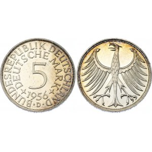 Germany - FRG 5 Mark 1956 D Munich