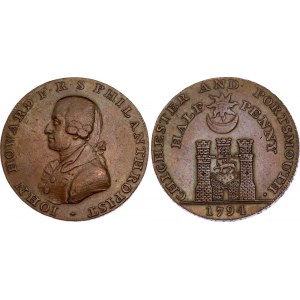 Great Britain Token 1/2 Penny 1794