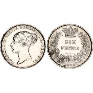 Great Britain 6 Pence 1855