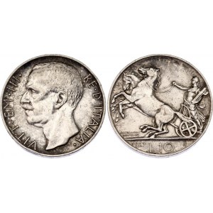 Italy 10 Lire 1927 R