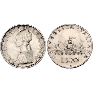 Italy 500 Lire 1966 R