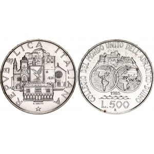 Italy 500 Lire 1985 R