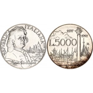 Italy 5000 Lire 1997 R