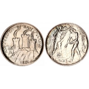 San Marino 500 Lire 1976 R