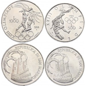 San Marino 500 - 1000 Lire 1984 R