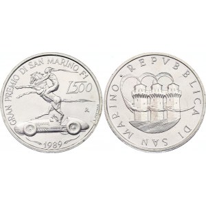 San Marino 500 Lire 1989 R
