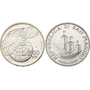 San Marino 1000 Lire 1993 R