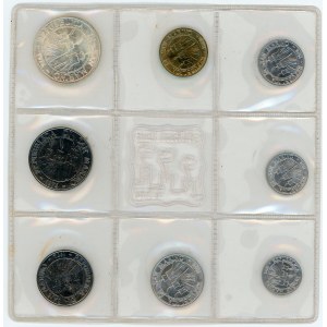 San Marino Mint Set of 8 Coins 1974 R