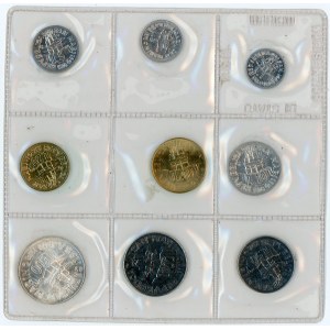 San Marino Mint Set of 9 Coins 1978 R