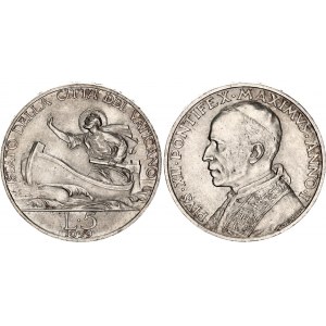 Vatican 5 Lire 1939