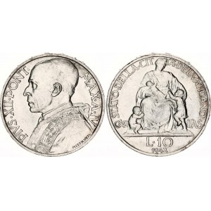 Vatican 10 Lire 1942 IV